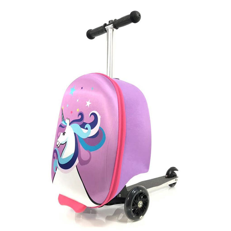 19inch EVA unicorn scooter luggage