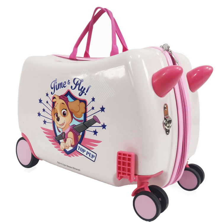 16inch pink dog ride on luggage